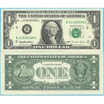 США 1 доллар 1995 год.  P-496aВ