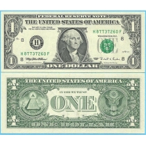 США 1 доллар 1995 год.  P-496аH