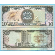 Тринидад и Тобаго 10 долларов 2006 год.