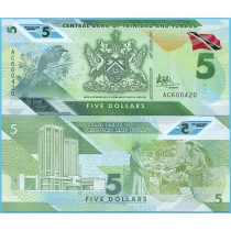 Тринидад и Тобаго 5 долларов 2020 год.