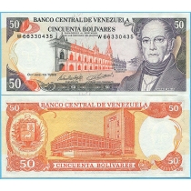 Венесуэла 50 боливар 1998 год.