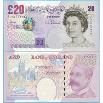 Великобритания 20 фунтов 2004-2007 год.