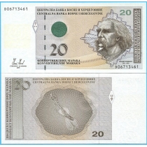 Босния и Герцеговина 20 марок 2008 год. P-75a