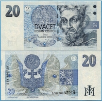 Чехия 20 крон 1994 год.