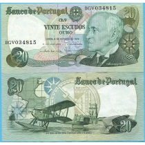 Португалия 20 эскудо 1978 год. P-176b.3.2