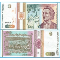 Румыния 1000 лей 1993 год.