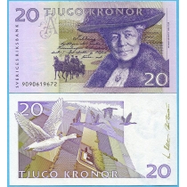 Швеция 20 крон 1999 год.