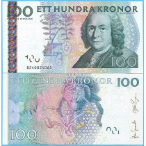 Швеция 100 крон 2008 год.