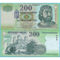 Венгрия 200 форинтов 2005 год.