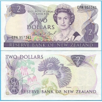 Новая Зеландия 2 доллара 1989-1992 год.