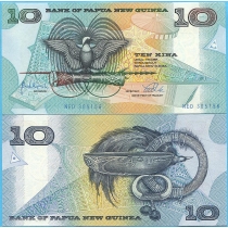 Папуа Новая Гвинея 10 кина 1998 год.