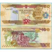 Соломоновы острова 100 долларов 2006 год. 