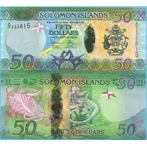 Соломоновы острова 50 долларов 2017 год.