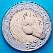 Монета  Алжир 100 динар 2015 год. Арабский скакун.