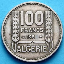 Алжир 100 франков 1950 год.