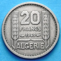 Алжир 20 франков 1949 год.