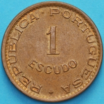 Ангола Португальская 1 эскудо 1974 год.