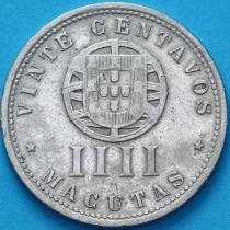 Ангола Португальская 20 сентаво 1927 год.