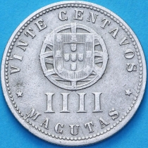 Ангола Португальская 20 сентаво 1927 год. №2