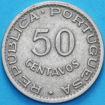 Ангола Португальская 50 сентаво 1948 год.