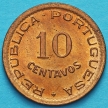 Монета Ангола Португальская 10 сентаво 1949 год.