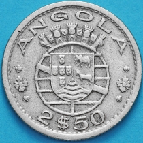 Ангола Португальская 2,5 эскудо 1956 год.