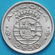 Ангола Португальская 2,5 эскудо 1974 год. UNC