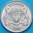 Монета Ботсвана 25 тхебе 1976 год. Зебу. UNC