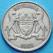 Монета Ботсвана 25 тхебе 1989 год. Зебу. VF