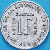 Бурунди 1 франк 1970 год.