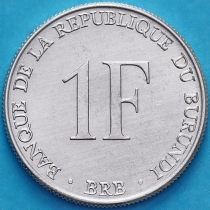 Бурунди 1 франк 1980 год.