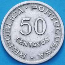 Кабо Верде Португальский 50 сентаво 1949 год.