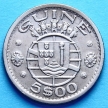 Монета Гвинея Португальская 5 эскудо 1973 г.