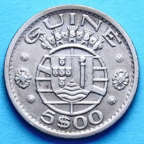 Гвинея Португальская 5 эскудо 1973 год.