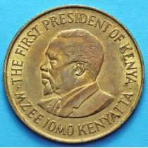 Кения 10 центов 1969-1978 год.