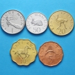 Набор 5 монет Танзании 1976-1992 год.