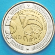 Монета ЮАР 5 рандов 2014 г. 20 лет отмене апартеида