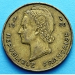 Монета Западная Африка 10 франков 1956 год.