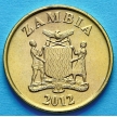 Монета Замбия 10 нгве 2012 год. Африканская антилопа.