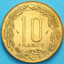 Центральная Африка (BEAC) 10 франков 1983 год. UNC