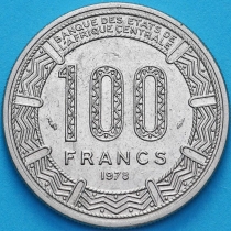 Чад 100 франков 1978 год.