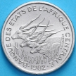 Монета Центральная Африка 50 франков 1982 год. Чад.