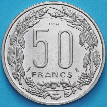 Экваториальная Африка 50 франков 1961 год. ESSAI