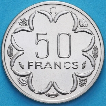 Центральная Африка 50 франков 1976 год. Конго. ESSAI