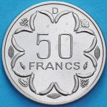Центральная Африка 50 франков 1976 год. Габон. ESSAI