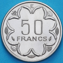 Центральная Африка 50 франков 1976 год. Камерун. ESSAI