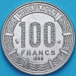 Монета Центральная Африка 100 франков 1998 год.