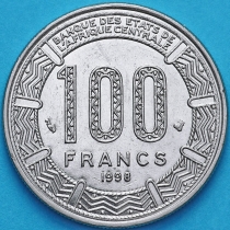 Центральная Африка 100 франков 1998 год.