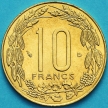 Монета Центральная Африка (BEAC) 10 франков 2003 год.