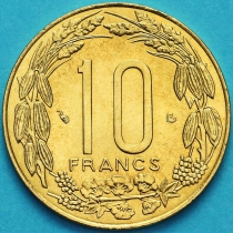 Центральная Африка (BEAC) 10 франков 2003 год.